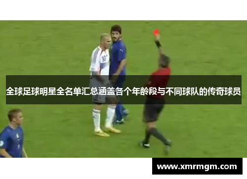 全球足球明星全名单汇总涵盖各个年龄段与不同球队的传奇球员